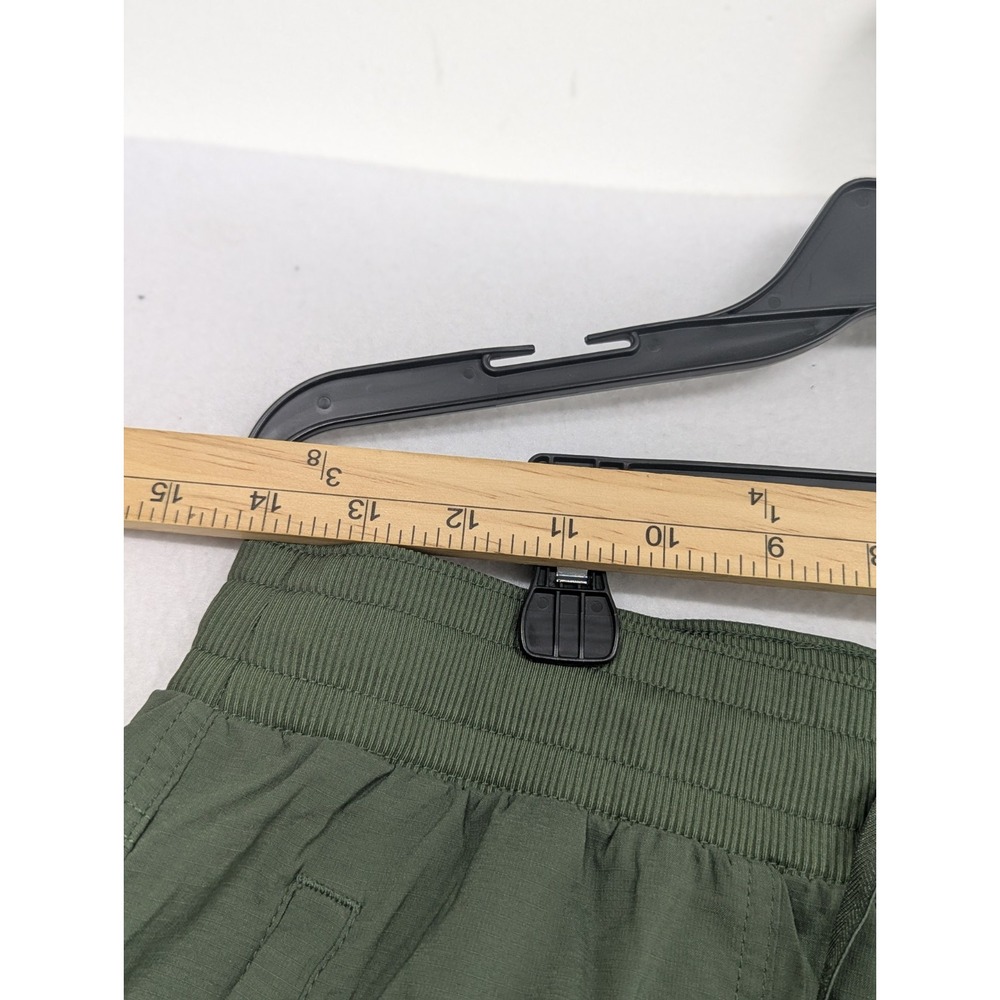 L.L.Bean Vista Camp Cargo Pants M Military Green Stretch Travel Hiking Pull On - Picture 6 of 13
